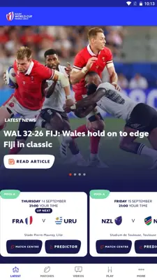 Rugby World Cup 2023 android App screenshot 0