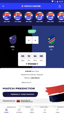 Rugby World Cup 2023 android App screenshot 1