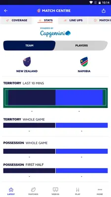 Rugby World Cup 2023 android App screenshot 2