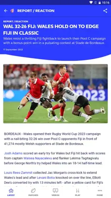 Rugby World Cup 2023 android App screenshot 7